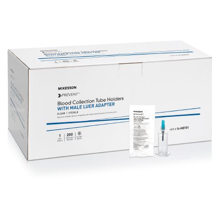 McKesson Blood Transfer Device with Luer Lock Adapter McKesson For the Needleless Transfer of Blood - Case of 800 - 16-MBT01-CS