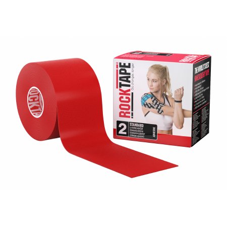 Patterson Medical Supply Kinesiology Tape Rock Tape® Red 2 Inch X 5 Yard Cotton / Nylon NonSterile - Roll of 1 - 081678648-RL