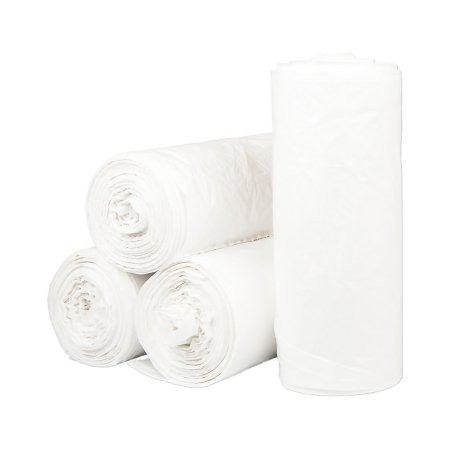 McKesson Trash Bag McKesson 30 gal. White LLDPE 0.80 mil 30 X 36 Inch Star Seal Bottom Coreless Roll - Case of 200 - WSL3036XHW-CS