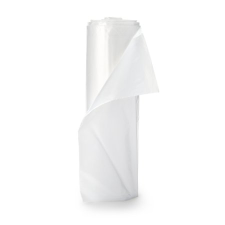 McKesson Trash Bag McKesson 45 gal. Clear LLDPE 1.15 mil 40 X 46 Inch Star Seal Bottom Coreless Roll - Case of 100 - SLW4046SPNS-CS