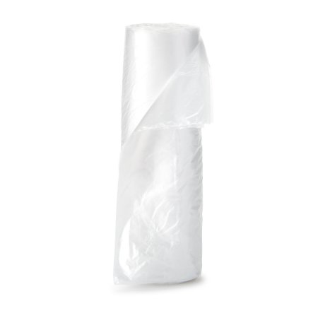 McKesson Trash Bag McKesson 10 gal. Clear HDPE 5 Mic. 24 X 24 Inch Star Seal Bottom Coreless Roll - Case of 1000 - EC2424N-CS