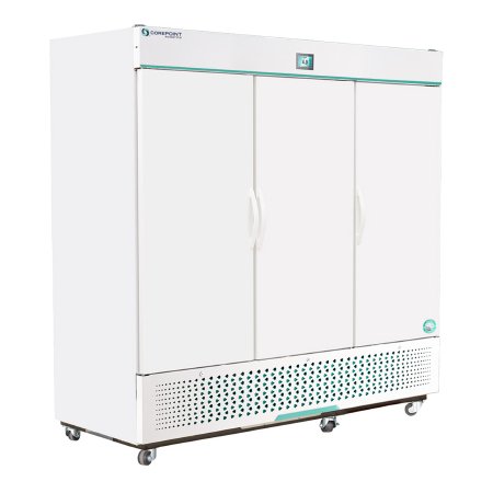 Horizon Scientific Inc Refrigerator Corepoint™ Scientific White Diamond Series Laboratory and Pharmacy Use 72 cu.ft. 3 Solid Doors Cycle Defrost - Each - NSWDR723WWS/0-EA