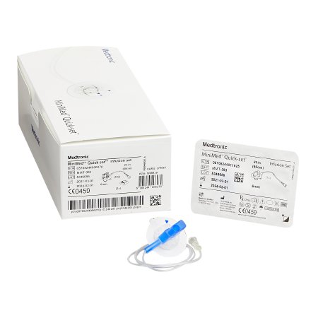 Medtronic Infusion Set MiniMed® Quick-set® 6 mm 23 Inch Tubing Without Port - Box of 10 - MMT-393-BX