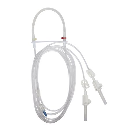 ICU Medical IV Pump Set PharmAssist™ Pump Without Ports Without Filter 161 Inch Tubing Solution - Case of 25 - PA02-CS