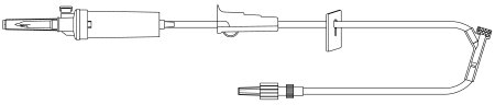 McKesson Primary IV Administration Set MedStream Gravity 1 Port 20 Drops / mL Drip Rate Without Filter 81 Inch Tubing - Case of 300 - MS721-CS