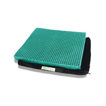 Patterson Medical Supply Seat Cushion EQUAGEL Straight Comfort 18 W X 18 D X 1-1/4 H Inch Foam / Gel - Each - 081704055-EA