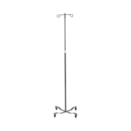 Drive Medical IV Stand Floor Stand McKesson 2-Hook 4-Leg, Rubber Wheels - Each - MS400E-EA