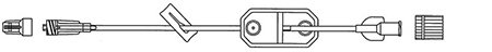 McKesson IV Extension Set McKesson Regular Bore 9 Inch Tubing With Filter Sterile - Case of 50 - MS421-CS