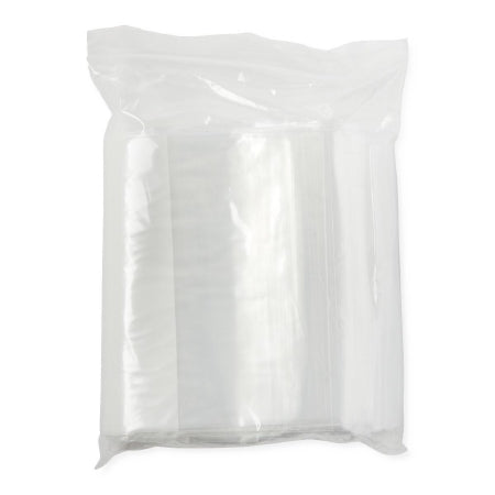 Medline Reclosable Bag 6 X 9 Inch Plastic Clear / White Block Zipper Closure - Case of 1000 - NONZIP69-CS
