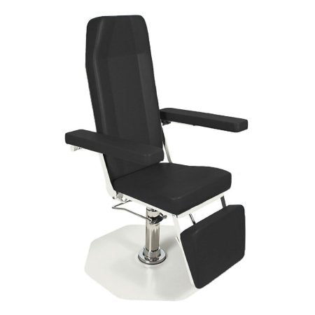 UMF Medical Blood Drawing Chair Model 8675 Hinged Arms Onyx - Each - 8675-EA