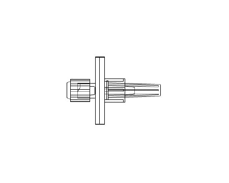 McKesson Syringe Disc Filter McKesson 0.2 Micron, Sterile, Male / Female Luer-Lock PES - Case of 50 - MSF475-CS