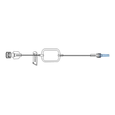 McKesson IV Extension Set McKesson Ultra Micro Bore 8 Inch Tubing With Filter Sterile - Case of 50 - MS112-CS