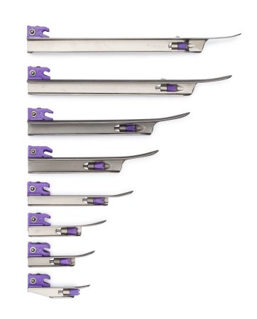 Sun Med Laryngoscope Blade IntuBrite™ Miller Size 4 Large Adult - Box of 20 - 1034.C-BX