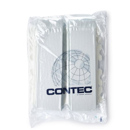 Contec Inc Cleanroom Wet Mop Pad Contec® EasyCurve™ White Microfiber Reusable - Bag of 4 - EZMP0300-BG