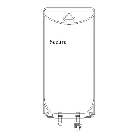The Metrix Company EVA Empty Bag Secure® 100 mL - Case of 50 - 66041-CS