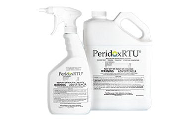 Connecticut Clean Room PeridoxRTU® Sporicidal Surface Disinfectant Cleaner Peroxide Based Manual Pour Liquid 1 gal. Jug Vinegar Scent NonSterile - Case of 4 - CR85336-CS
