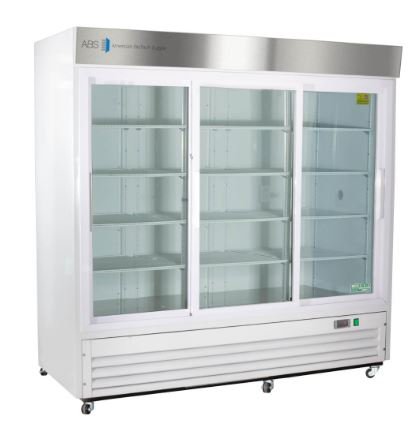 Horizon Scientific Inc Refrigerator ABS® Chromatography 69 cu.ft. 3 Sliding Glass Doors Cycle Defrost - Each - ABT-HC-CS-69-EA