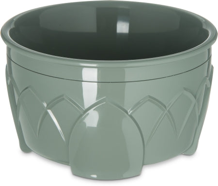 Culinary Depot Inc Insulated Bowl Dinex® Fenwick Sage Single Use Polyethylene / Urethane Foam 4-1/2 Dia X 2-1/2 H Inch - Case of 48 - DX530084-CS
