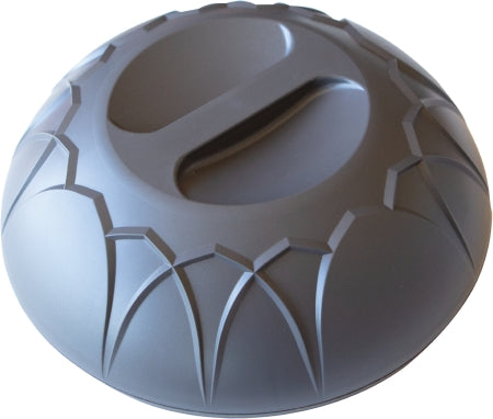 Culinary Depot Inc Insulated Dome Dinex® Fenwick Graphite Gray Urethane Foam 10 Inch Diameter - Case of 12 - DX540044-CS