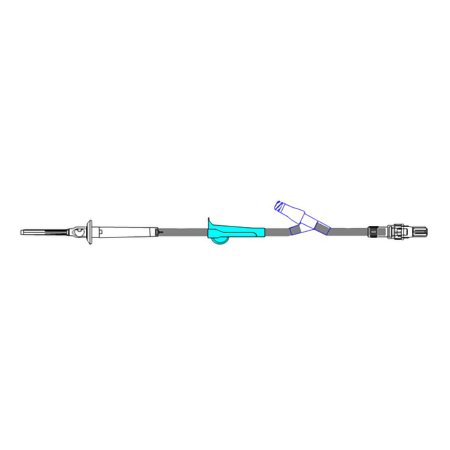 McKesson Primary IV Administration Set MedStream Gravity 1 Port 20 Drops / mL Drip Rate Without Filter 81 Inch Tubing - Each - MS920-EA