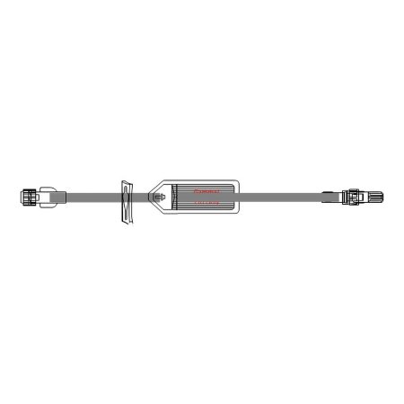 McKesson IV Extension Set McKesson Regular Bore 10 Inch Tubing With Filter Sterile - Case of 50 - MS425-CS