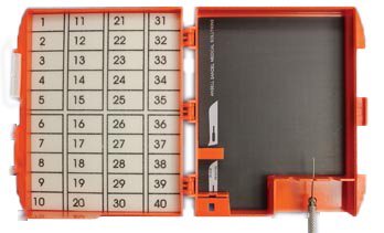 Sandel Medical Industries Needle Counter Disarm-It-All™ 40 Count NonSterile - Case of 48 - 2243-CS