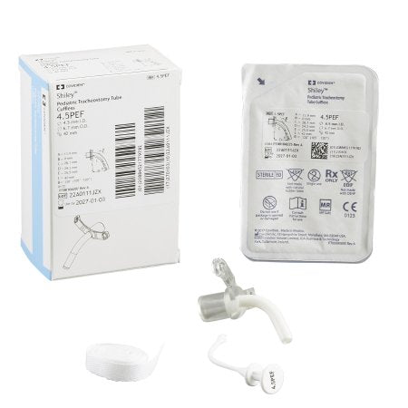 Medtronic MITG Uncuffed Tracheostomy Tube Shiley™ Size 4.5 Pediatric - Each - 4.5PEF-EA