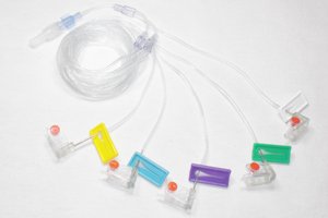 All-Med Subcutaneous Infusion Set Alimed® Multi-Lumen 27 Gauge X 5 9 mm 36 Inch Tubing - Case of 10 - MC5L3606-SS-CS