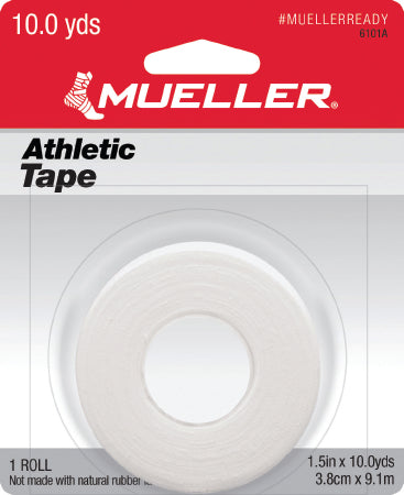 Mueller Sports Medicine Athletic Tape Mueller® White 1-1/2 Inch X 10 Yard Adhesive NonSterile - Each - 6101A-EA