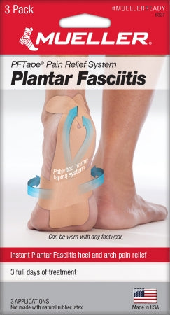 Mueller Sports Medicine Plantar Fasciitis Tape Mueller® PFTape® Tan Rayon / Adhesive NonSterile - Each - 6327-EA