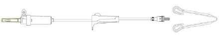 Amsino International IV Extension Set AMSafe® 40 Inch Tubing Without Filter Sterile - Case of 50 - AS3515-CS