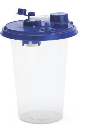 Medline Suction Canister Liner Medline 1000 mL Sealing Lid - Case of 100 - OR510-CS