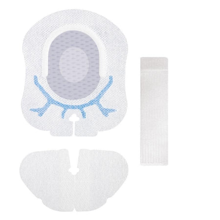 Medline Integrated Securement Dressing Sorbaview SHIELD Fabric / Film 3-3/4 X 4-1/4 Inch Sterile - Case of 50 - SV430AFXT-CS