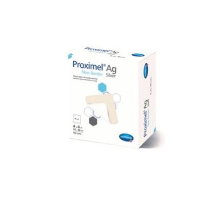 Hartmann Silver Foam Dressing Proximel® Ag Non-Border 8 X 8 Inch Square Sterile - Each - 15713119-EA