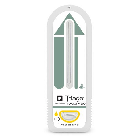 Quidel Drugs of Abuse Test Kit Triage® TOX Drug Screen 9-Drug Panel AMP, BAR, BZO, COC, mAMP/MET, MTD, OPI, THC, TCA Urine Sample 25 Tests FDA 510(k) Cleared - Box of 25 - 94600-BX