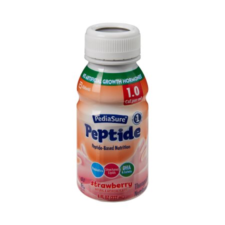 Abbott Nutrition Pediatric Oral Supplement PediaSure® Peptide 1.0 Cal 8 oz. Bottle Liquid Peptide Malabsorption / Maldigestion - Case of 24 - 67411-CS