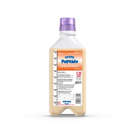 Abbott Nutrition Pediatric Oral Supplement PediaSure® Peptide 1.0 Cal 33.8 oz. Bottle Liquid Peptide Malabsorption / Maldigestion - Case of 8 - 67415-CS