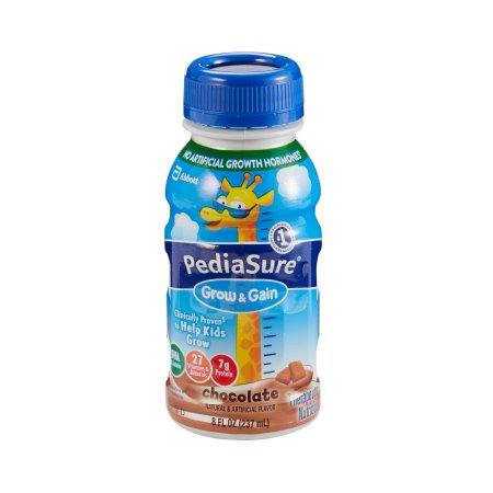 Abbott Nutrition Pediatric Oral Supplement PediaSure® Grow & Gain Shake 8 oz. Bottle Liquid Calories - Case of 24 - 67535-CS