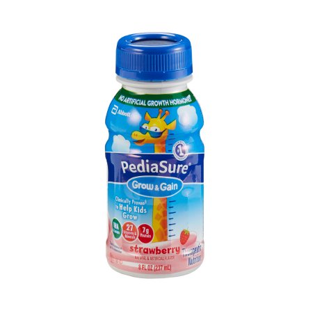 Abbott Nutrition Pediatric Oral Supplement PediaSure® Grow & Gain Shake 8 oz. Bottle Liquid Calories - Case of 24 - 67537-CS