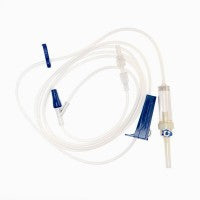 TrueCare Biomedix IV Pump Set TrueCare™ Pump 1 Port 10 Drops / mL Drip Rate With Filter 102 Inch Tubing - Box of 50 - TCBINF6480-BX