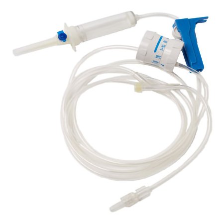 TrueCare Biomedix Primary IV Administration Set TrueCare™ Gravity 1 Port 20 Drops / mL Drip Rate 15 Micron Filter 92 Inch Tubing Solution - Box of 40 - TCBINF033G-BX