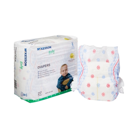 McKesson Unisex Baby Diaper McKesson Size 5 Disposable Heavy Absorbency - Case of 4 - BD-SZ5-CS