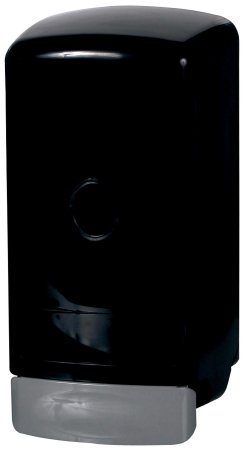 Medline Hand Hygiene Dispenser Remedy® Black Plastic Manual Push 800 mL / 1000 mL Wall Mount - Case of 6 - REMPUSHBLAC-CS