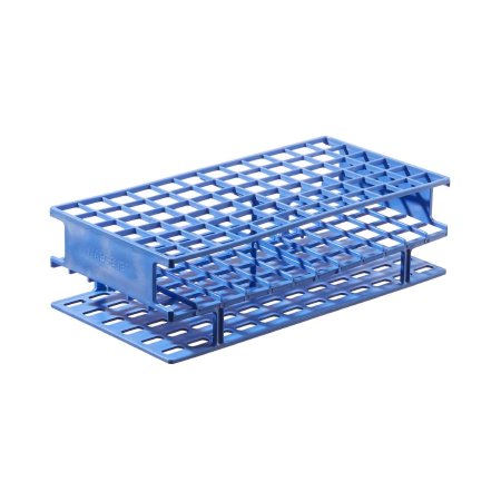 Thermo Scientific Nalge Centrifuge Tube / Test Tube Test Tube Rack Nalgene™ Unwire™ 72 Place 16 mm Tube Size Blue 2-3/4 X 5 X 9-3/4 Inch - Case of 8 - 5976-0316-CS