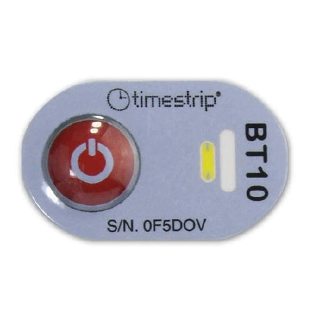 PDC Healthcare Temperature Indicator Timestrip®10 - Box of 100 - BLOODTEMP10-BX