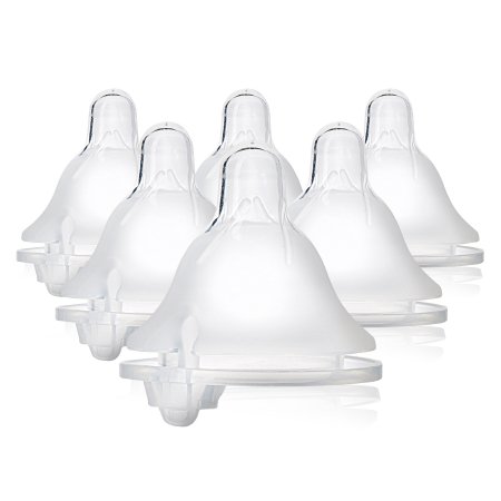 Evenflo Nipple Evenflo Feeding Balance + Wide Neck Medium Flow Tip Ages 3 Months and Up - Case of 12 - 2146211-CS