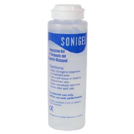 Fabrication Enterprises Ultrasound Gel Sonigel™ Transmission 8.5 oz. Bottle - Case of 12 - 13-1201-12-CS