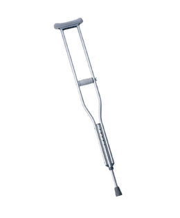 Medline Underarm Crutches Aluminum Frame Youth / Adult / Tall Adult 300 lbs. Weight Capacity - Case of 1 - MDS80536HW-CS