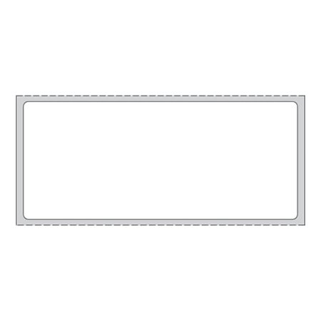 Precision Dynamics Blank Label pdc® Thermal Label White Paper 1-1/2 X 3-1/2 Inch - Case of 8 - THERMD25-CS
