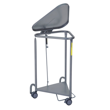 R & B Wire Products Hamper Stand Antimicrobial Triangular Opening Foot Pedal Self-Closing Lid - Each - 669/ANTI-EA